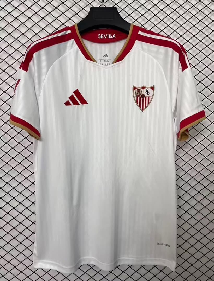 26/27 Sevilla Home Soccer Jersey detalj 5
