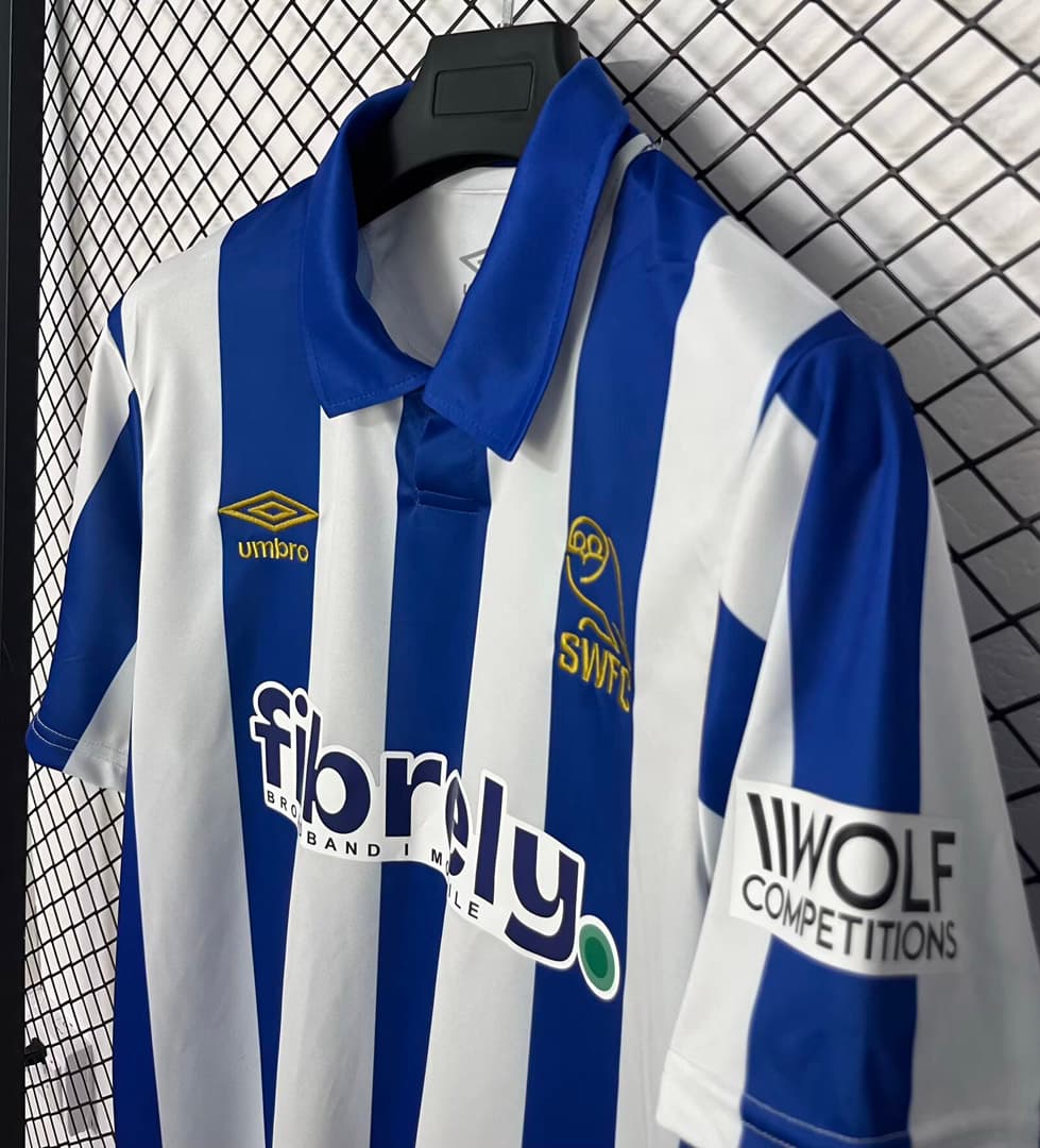 26/27 Sheffield Wednesday Home Soccer Jersey detalj 2