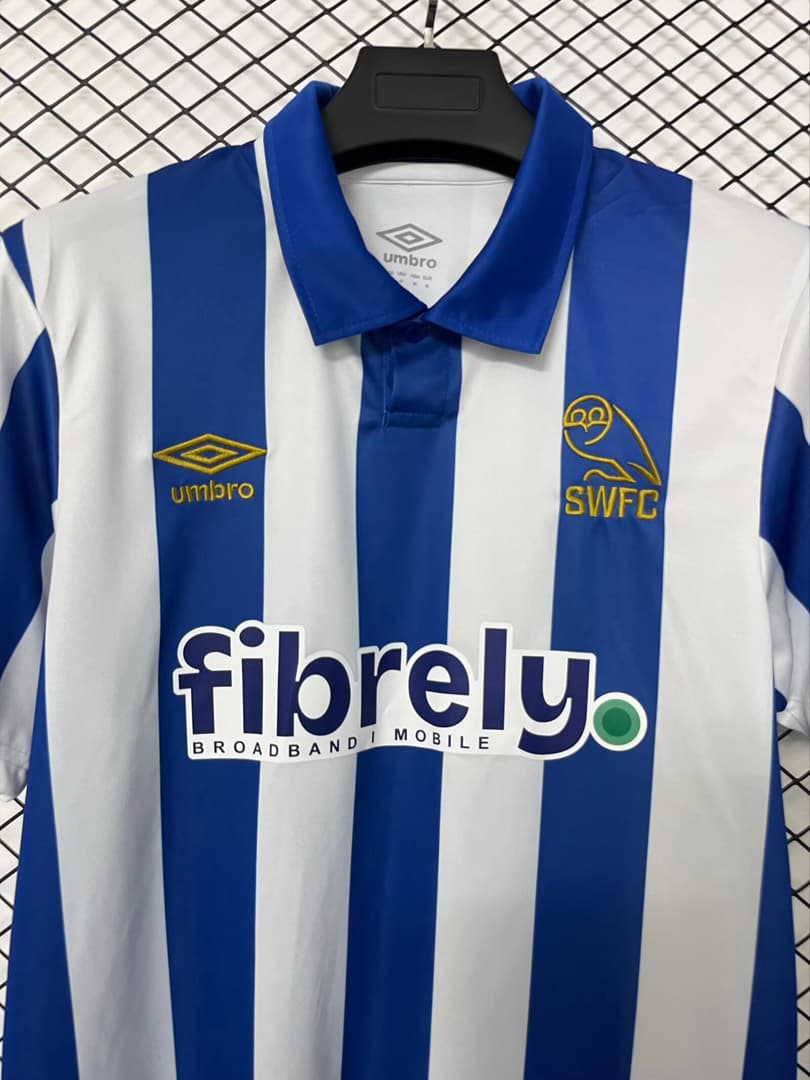 26/27 Sheffield Wednesday Home Soccer Jersey detalj 3
