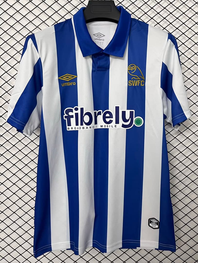 26/27 Sheffield Wednesday Home Soccer Jersey detalj 5