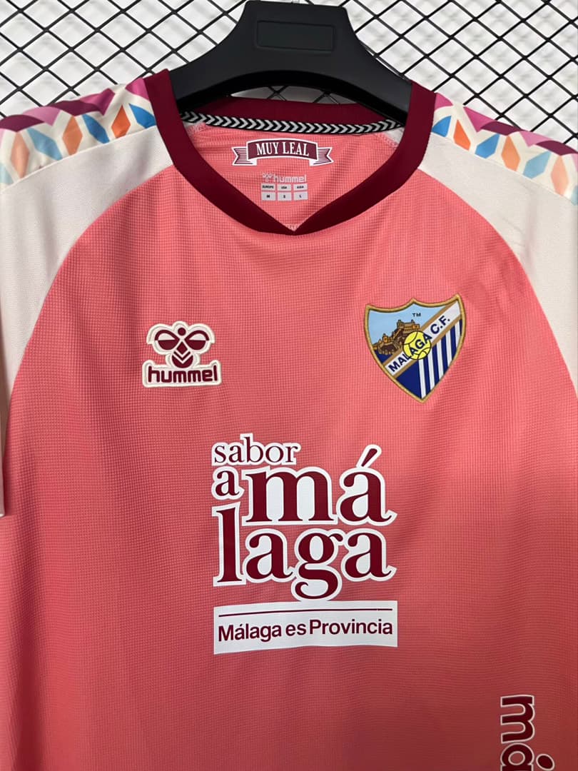 26/27 Malaga Away Soccer Jersey detalj 3