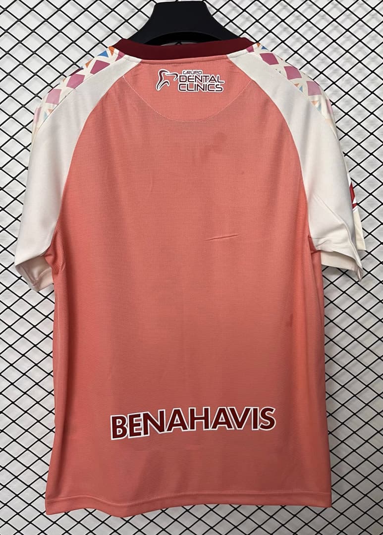 26/27 Malaga Away Soccer Jersey detalj 4