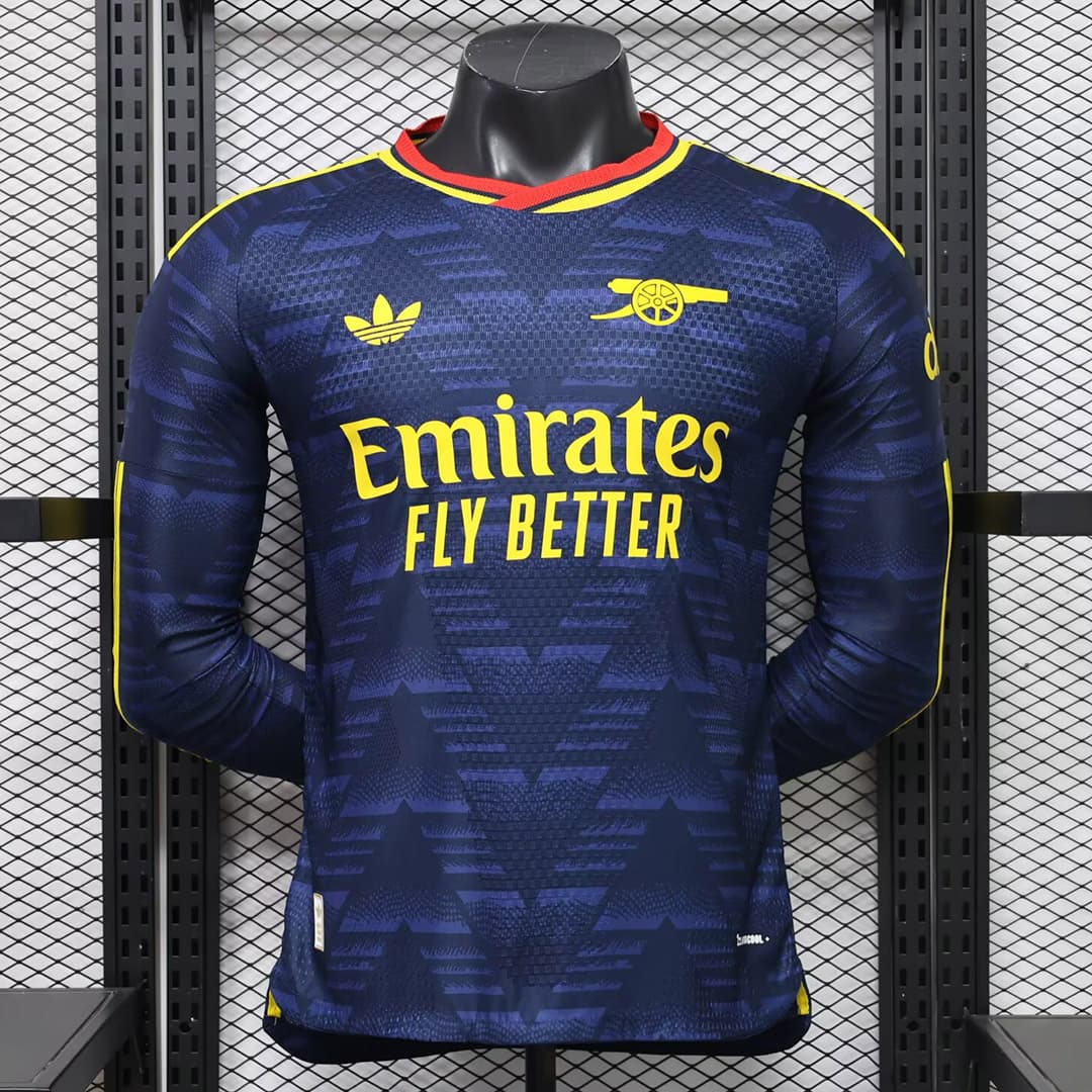 26/27 Arsenal Away Long Sleeve Player Version Soccer Jersey