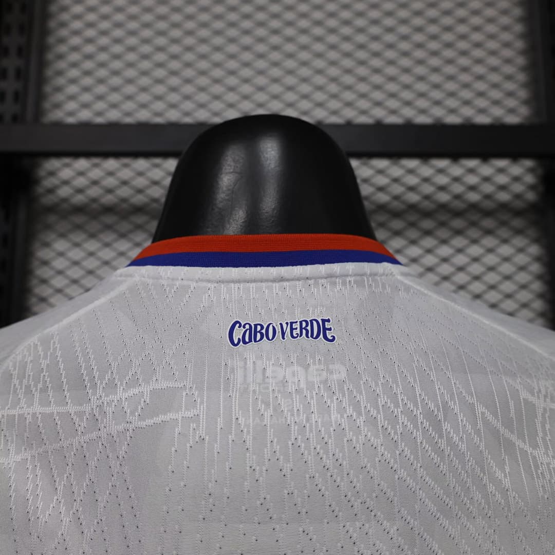 2026 Cape Verde Away Player Version Soccer Jersey detalj 2