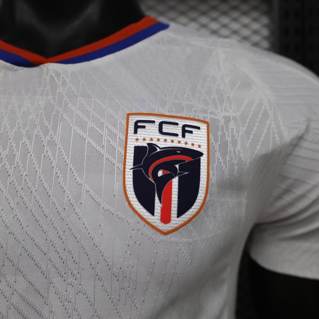 2026 Cape Verde Away Player Version Soccer Jersey detalj 6