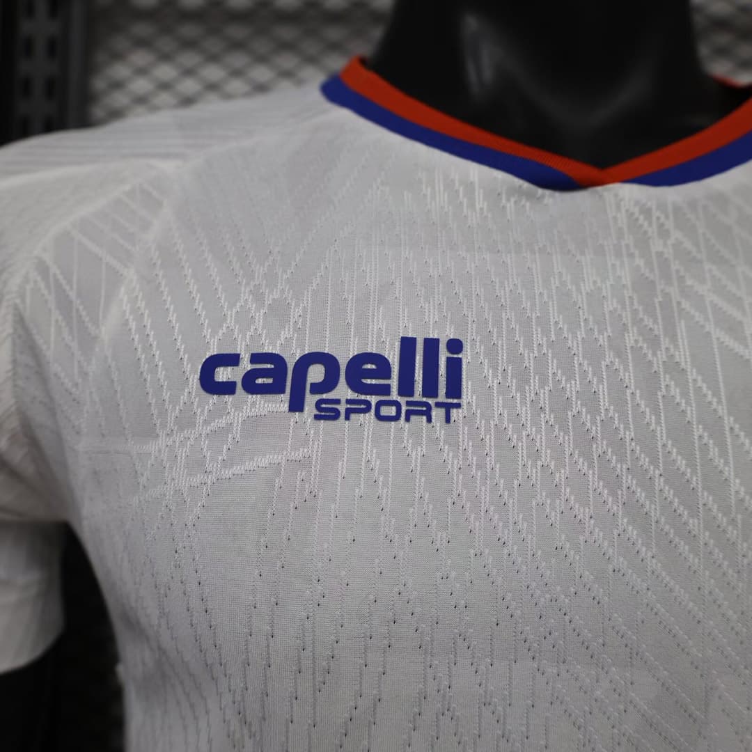 2026 Cape Verde Away Player Version Soccer Jersey detalj 7