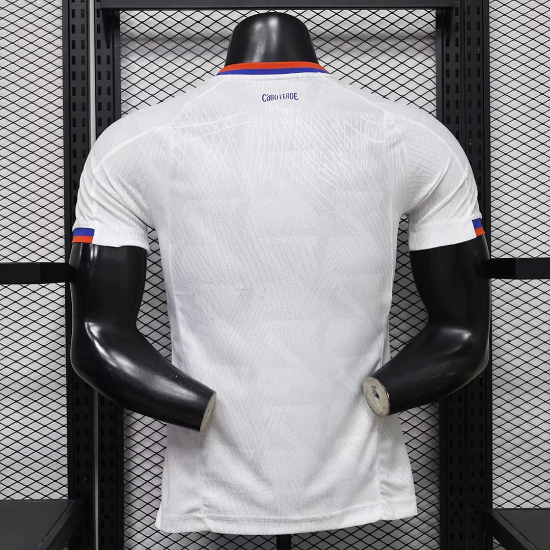 2026 Cape Verde Away Player Version Soccer Jersey detalj 8